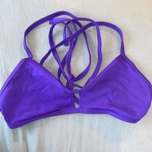jolyn purple vent top